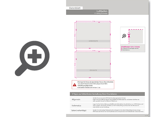 Product Bild luftballon_pastell_Ø_27_cm_1_1-farbig_(schwarz)_zweiseitig_bedruckt