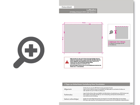 Product Bild luftballon_pastell_Ø_27_cm_2_0-farbig_(schwarz_&_hks_oder_pantone)_einseitig_bedruckt