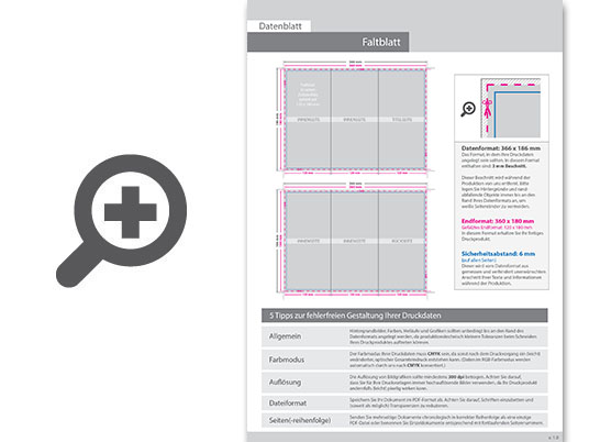 Product Bild faltblatt__gefalzt_auf_12_0_cm_x_18_0_cm__vertikaler_zickzackfalz__6-seitig