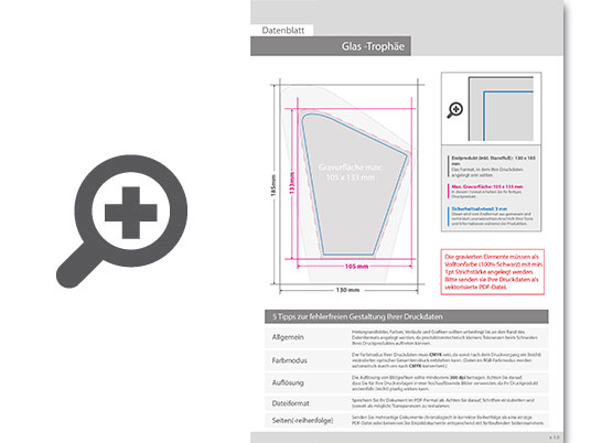 Product Bild glas-troph__e_harfe_mittel__13_0_x_18_5_cm_mit_einseitiger_lasergravur