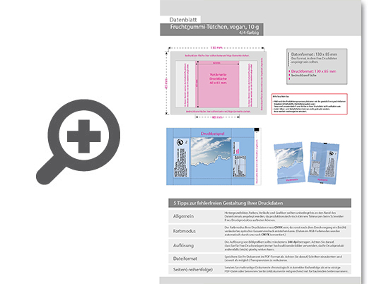 Product Bild vegane_gummib__rchen_10g_t__tchen__4_4_farbig_beidseitig_bedruckt